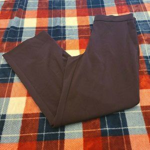 Nwt Womens Sagharbor Petite Purple Pull On Pants Size 6P Brand New
